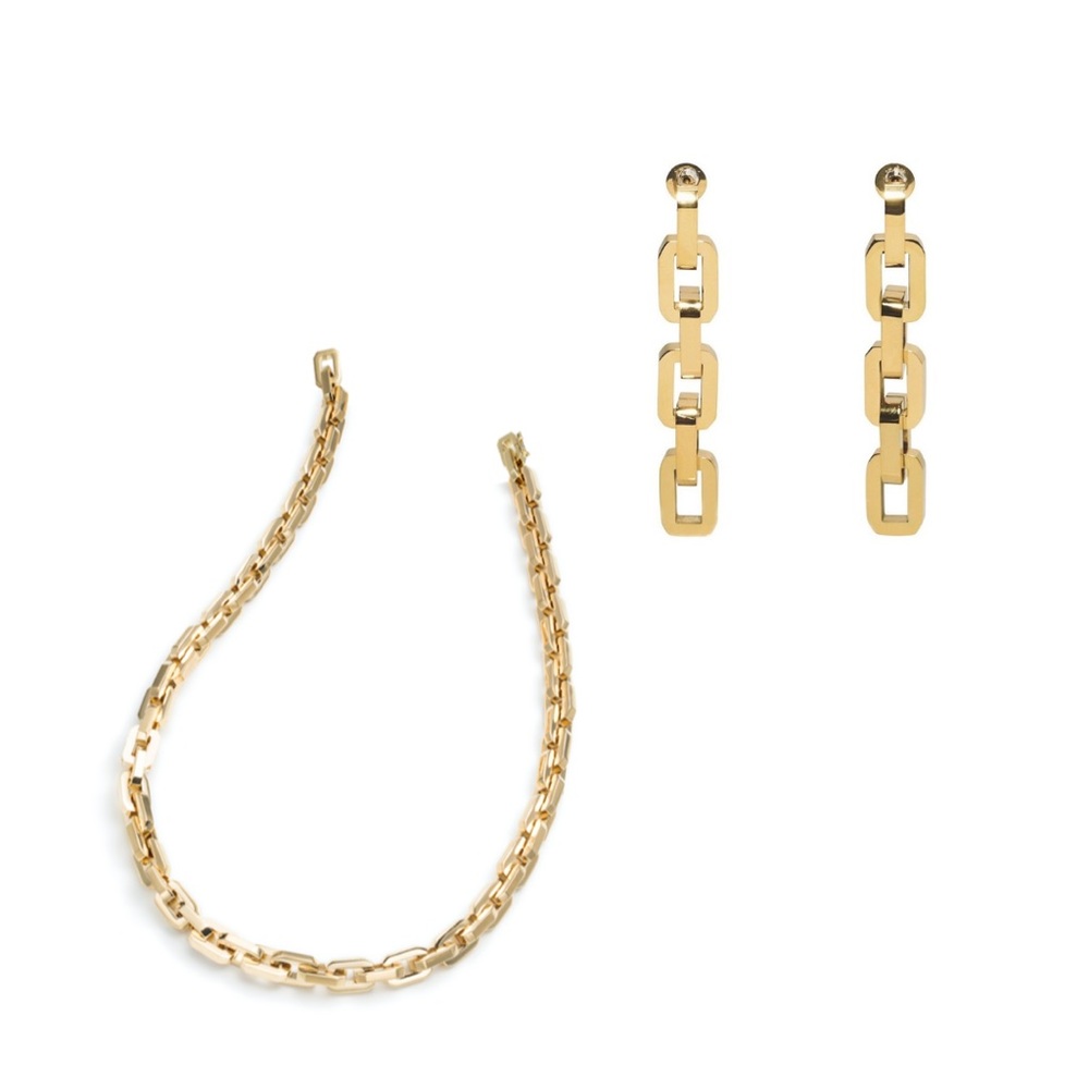 Eddie Borgo Luxe Link Set - New Necklace & Earrings